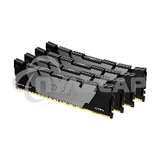 Оперативная память Kingston Fury Renegade, DDR4, 64Gb (4x16Gb), 3200MHz, CL16, DIMM, радиатор, черный