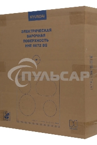 Электрическая варочная панель Hyundai HHE 6672 BG черный