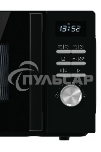 Микроволновая печь Gorenje MO20A4BH черный, 20 л, 800 Вт, переключатели - кнопки/поворотный механизм