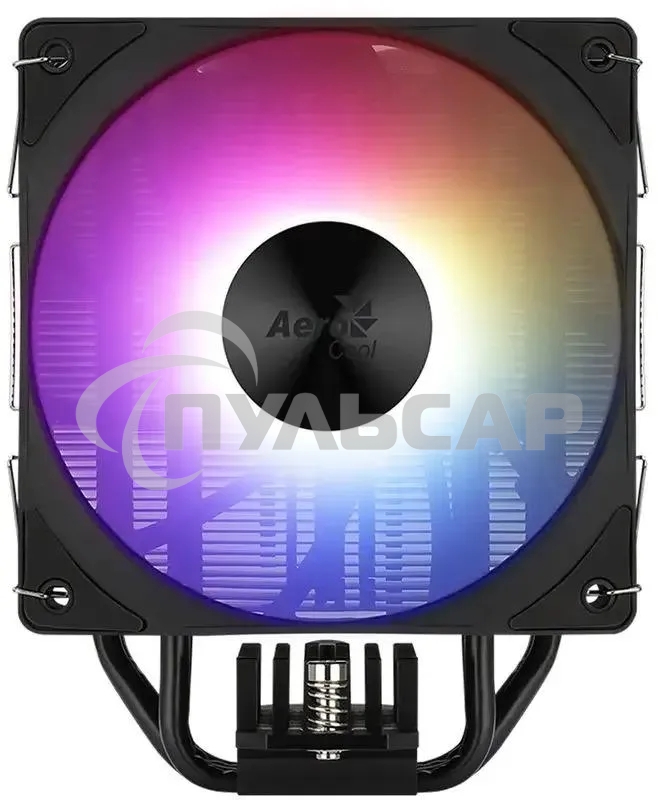 Кулер для процессора AeroCool / Formula Rime 4 черный, 120 мм, алюминий/медь, 1800 об/мин, 34 дБ, 4 pin, 230 Вт, 155 мм