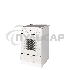 Плита электрическая Gefest ЭП Н Д 5560-03 0042 белый/мрамор, конфорок 4 электрических, духовка 55 л, 50 см x 85 см x 58.5 см