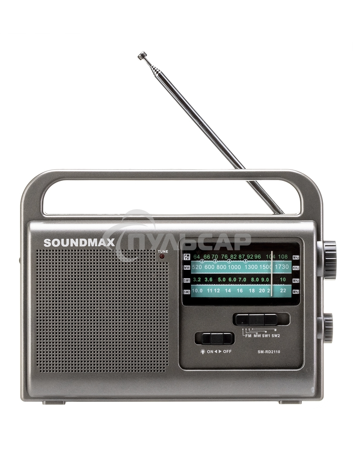 Радиоприемник SOUNDMAX SM-RD2110(темно-серый)