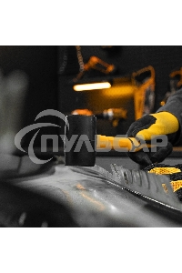 Киянка резиновая Denzel 225 г, черная, фибергласовая рукоятка c TPR покрытием