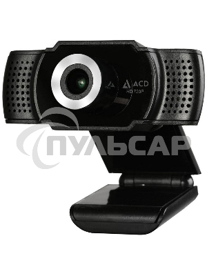 Веб-камера ACD-Vision UC400 CMOS 1.3МПикс, 1280x720p, 30к/с, микрофон встр., USB 2.0, шторка объектива, универс. крепление, черный корп.