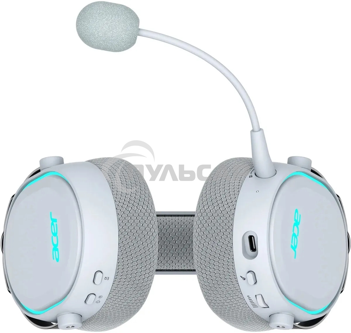 Наушники с микрофоном Acer OHR303 белый мониторные BT/Radio оголовье (ZL.HDSEE.00A)