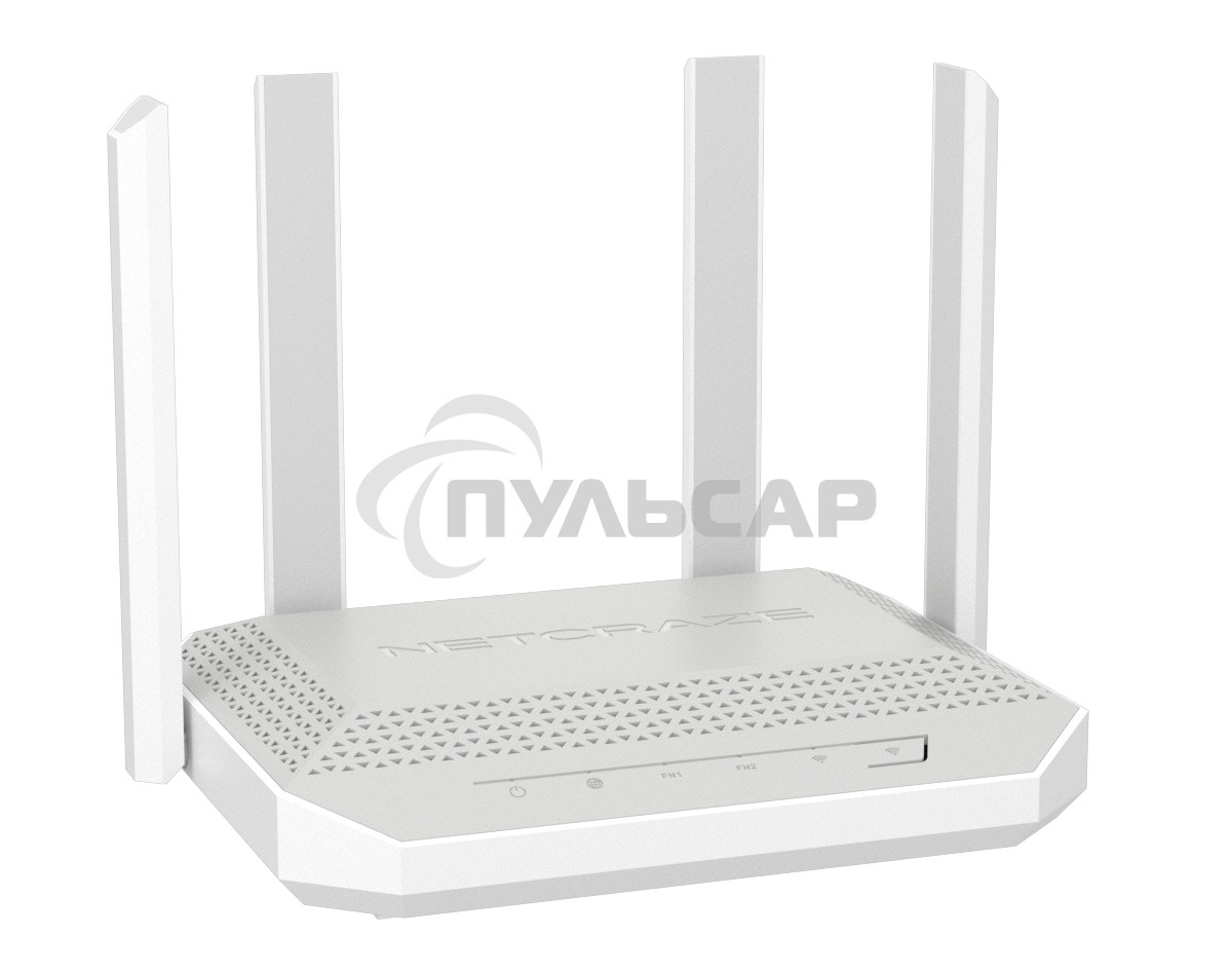 Мультигигабитный интернет-центр Netcraze Giga (NC-1012) с Mesh Wi-Fi 6 AX3000, Smart-коммутатором 1×2.5G/SFP и 4×1G, многофункциональными портами USB 3.0 и 2.0
