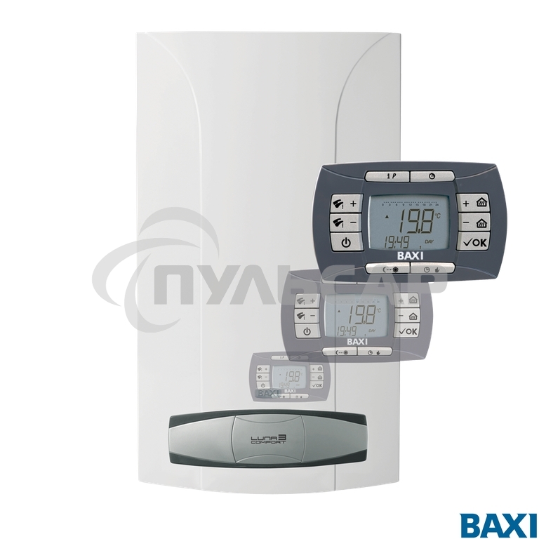 Газовый котел BAXI LUNA 3 310 Fi31кВт макс.65°C 18л/мин при +25°С