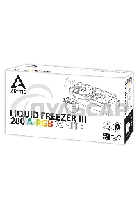 Жидкостная система охлаждения Arctic Liquid Freezer III 280 белый, 140 мм, алюминий/медь, 2800 об/мин, 26 дБ, 4 pin, 260 Вт