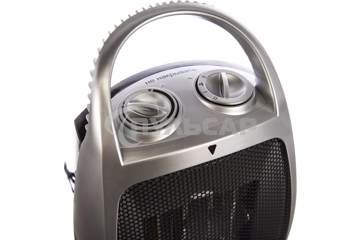 Тепловентилятор Oasis КS-15R 750/1500 Вт., до 15 кв.м., керамический нагревательный элемент, режим холодного обдува, белый