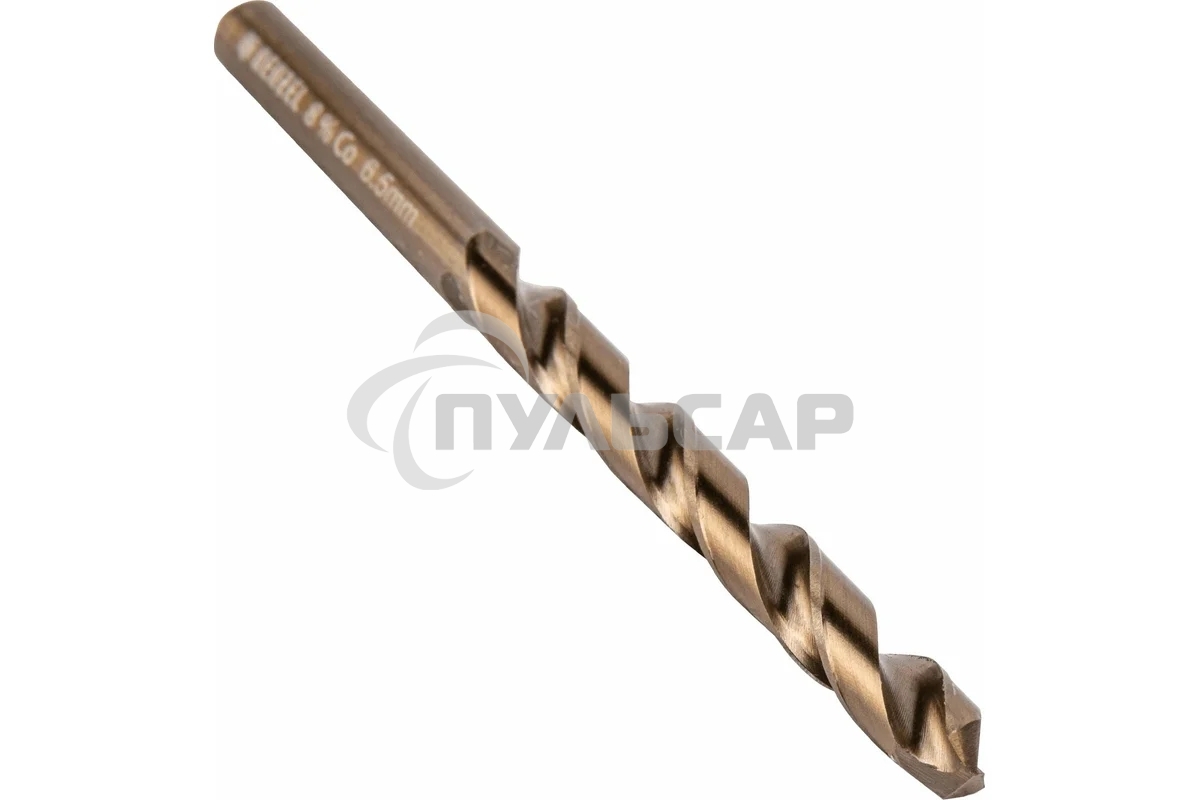 Сверло по металлу Denzel 6,5 мм, HSS Co-8%