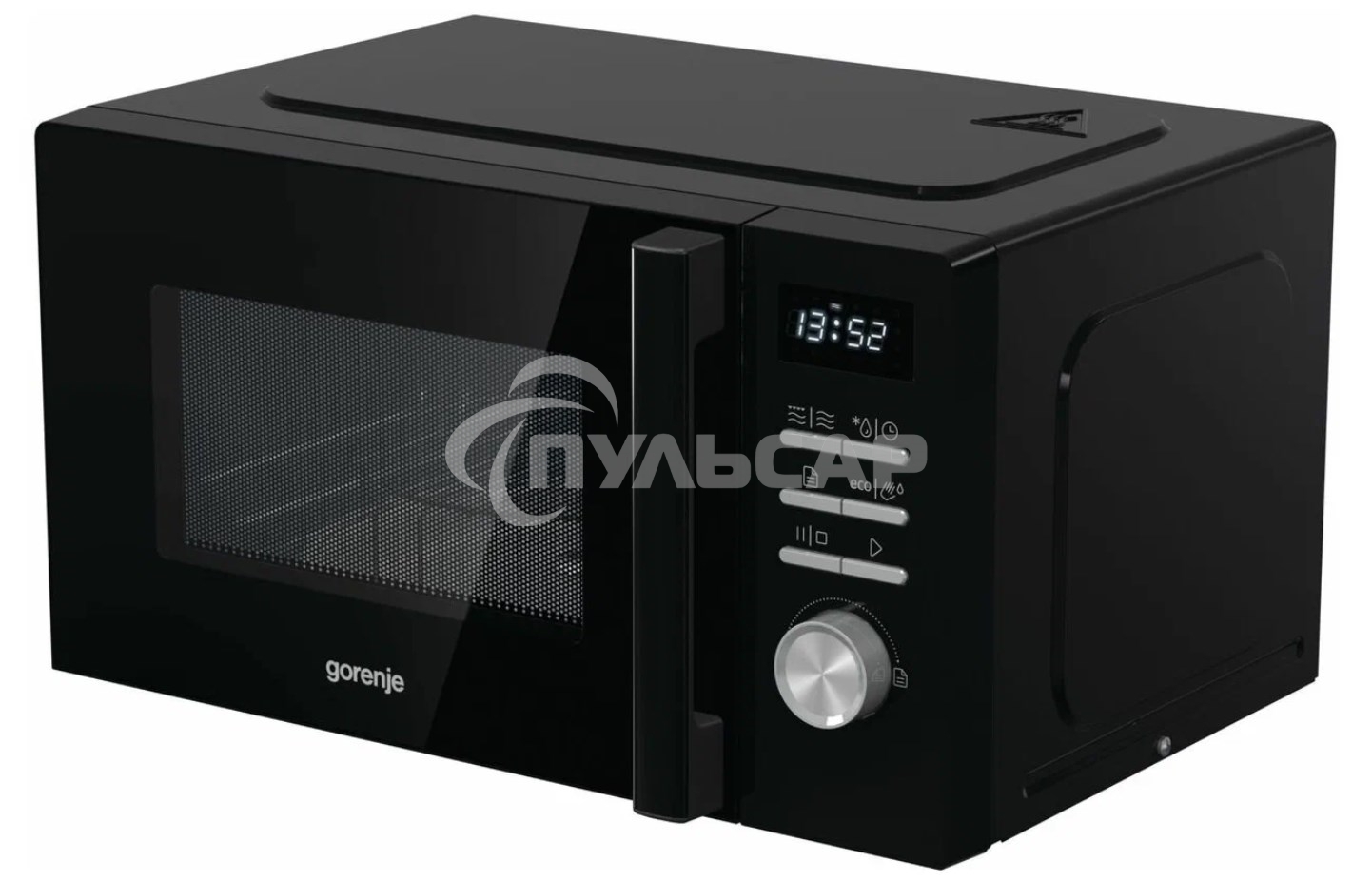 Микроволновая печь Gorenje MO20A4BH черный, 20 л, 800 Вт, переключатели - кнопки/поворотный механизм