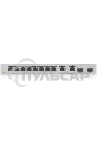 Коммутатор Zyxel XGS1210-12-ZZ0102F 8x1Gbит/с 2x2.5Gbит/с 2SFP+ управляемый