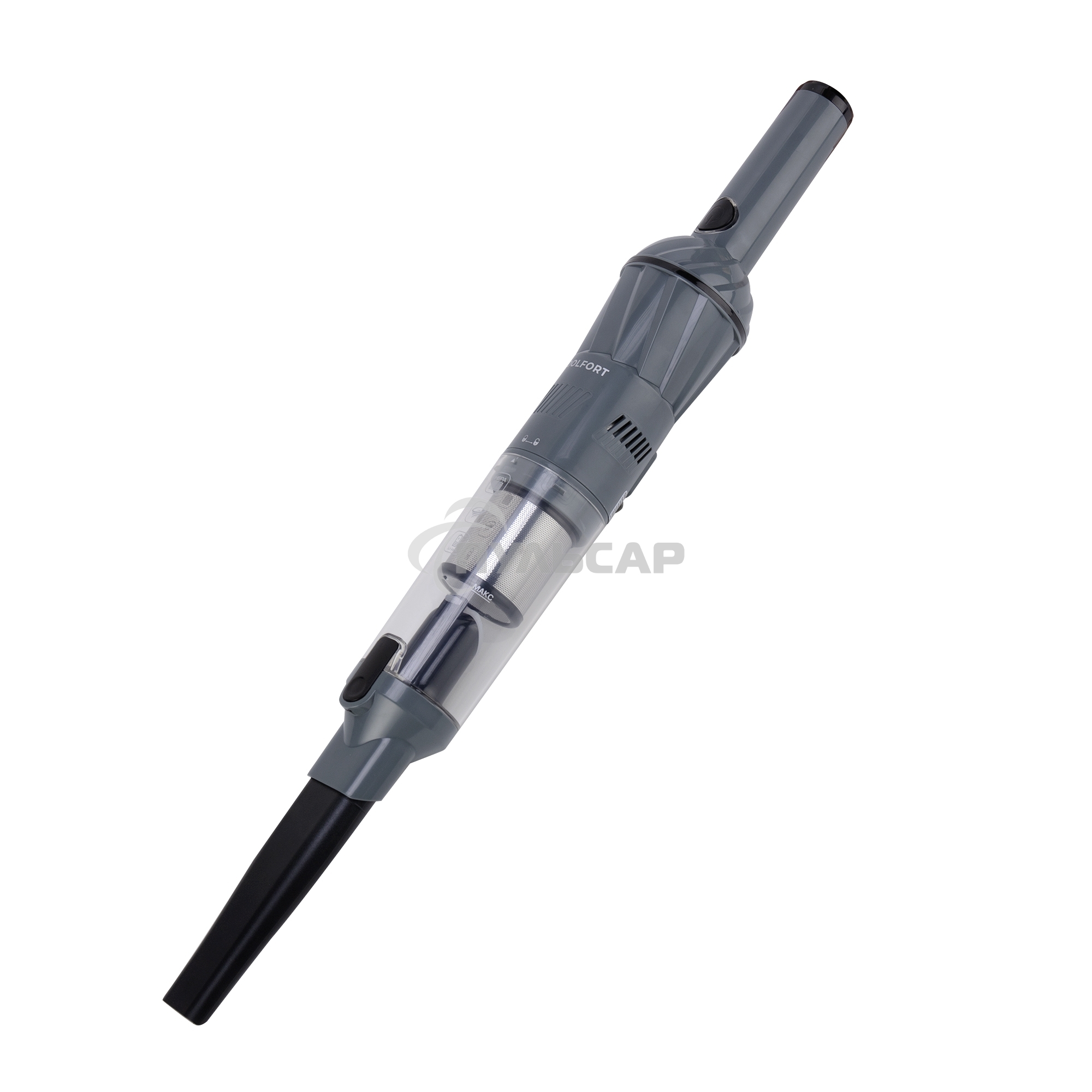 Пылесос автомобильный Coolfort CF-3060 черный, 85Вт, уборка сухая, пылесборник контейнер 0,2 л