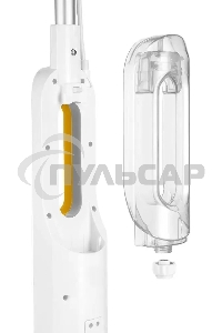 Швабра паровая Kitfort КТ-1048-1 белый/желтый