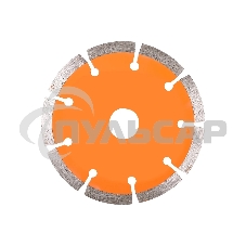 Диск алмазный отрезной сегментный ВИХРЬ 125х22,2 мм,сухая резка