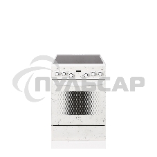 Плита электрическая Gefest ЭП Н Д 5560-03 0042 белый/мрамор, конфорок 4 электрических, духовка 55 л, 50 см x 85 см x 58.5 см