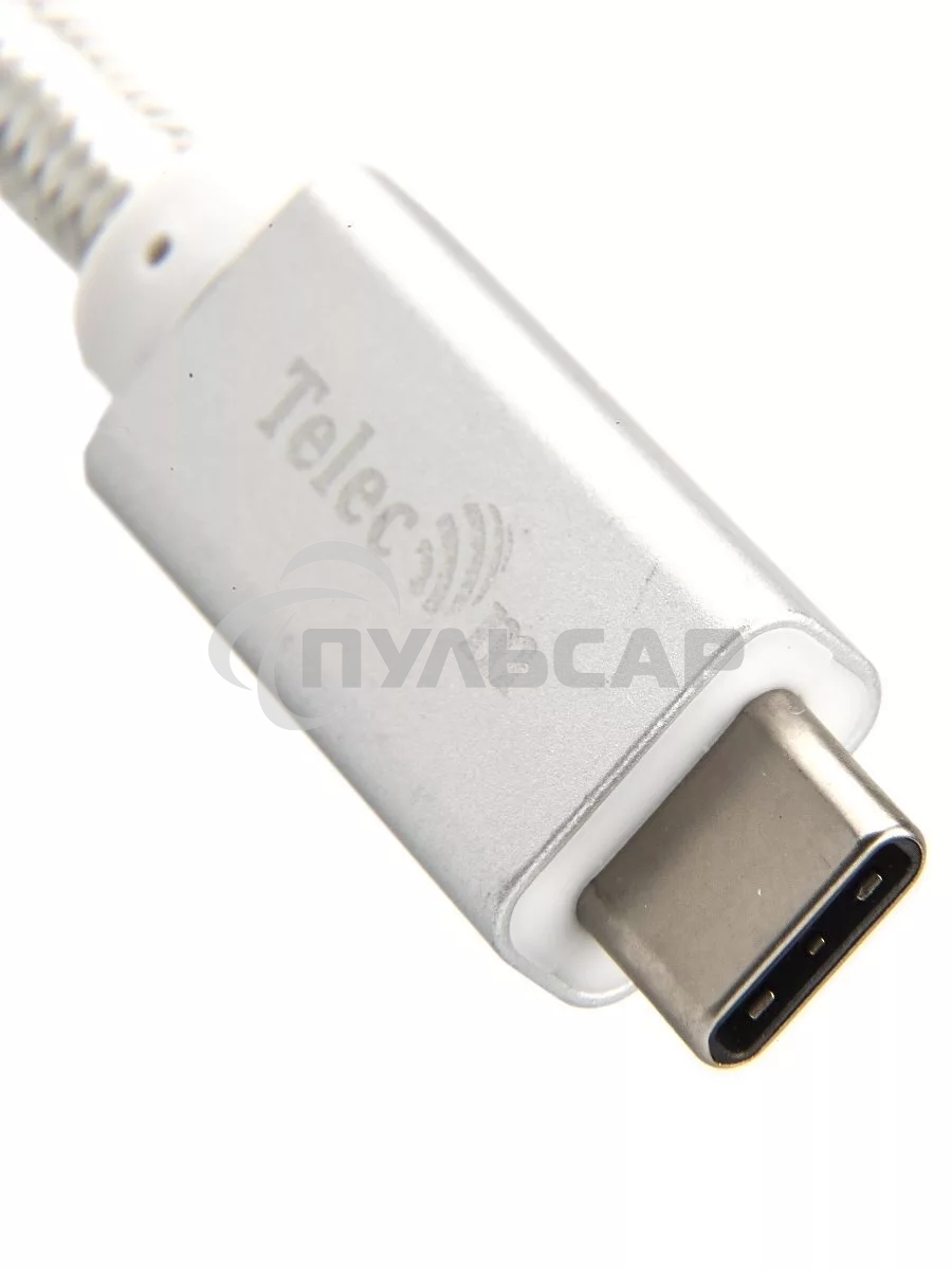 Кабель USB 3.1 Type Cm -- Cm IC 5А 10Gbs длина 1M, Telecom <TC420S> серебряный