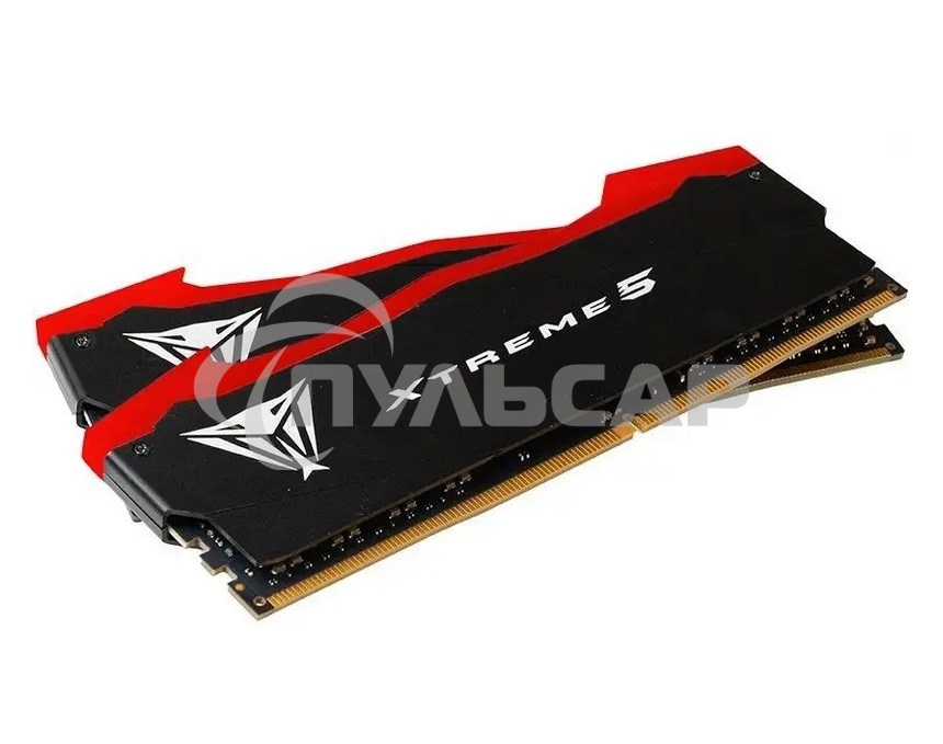 Оперативная память Patriot Viper Xtreme 5, DDR5, 48Gb (2x24Gb), 7600MHz, CL36, DIMM, с радиаторами, черный
