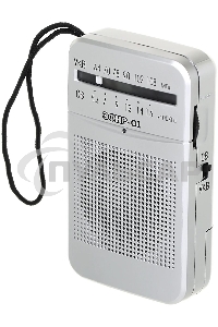 Радиоприемник Сигнал Эфир-01, серебристый