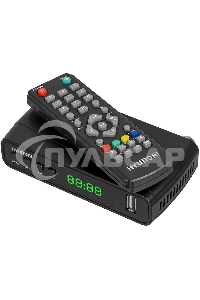 Ресивер DVB-T2 Hyundai H-DVB520 + WiFi-адаптер черный