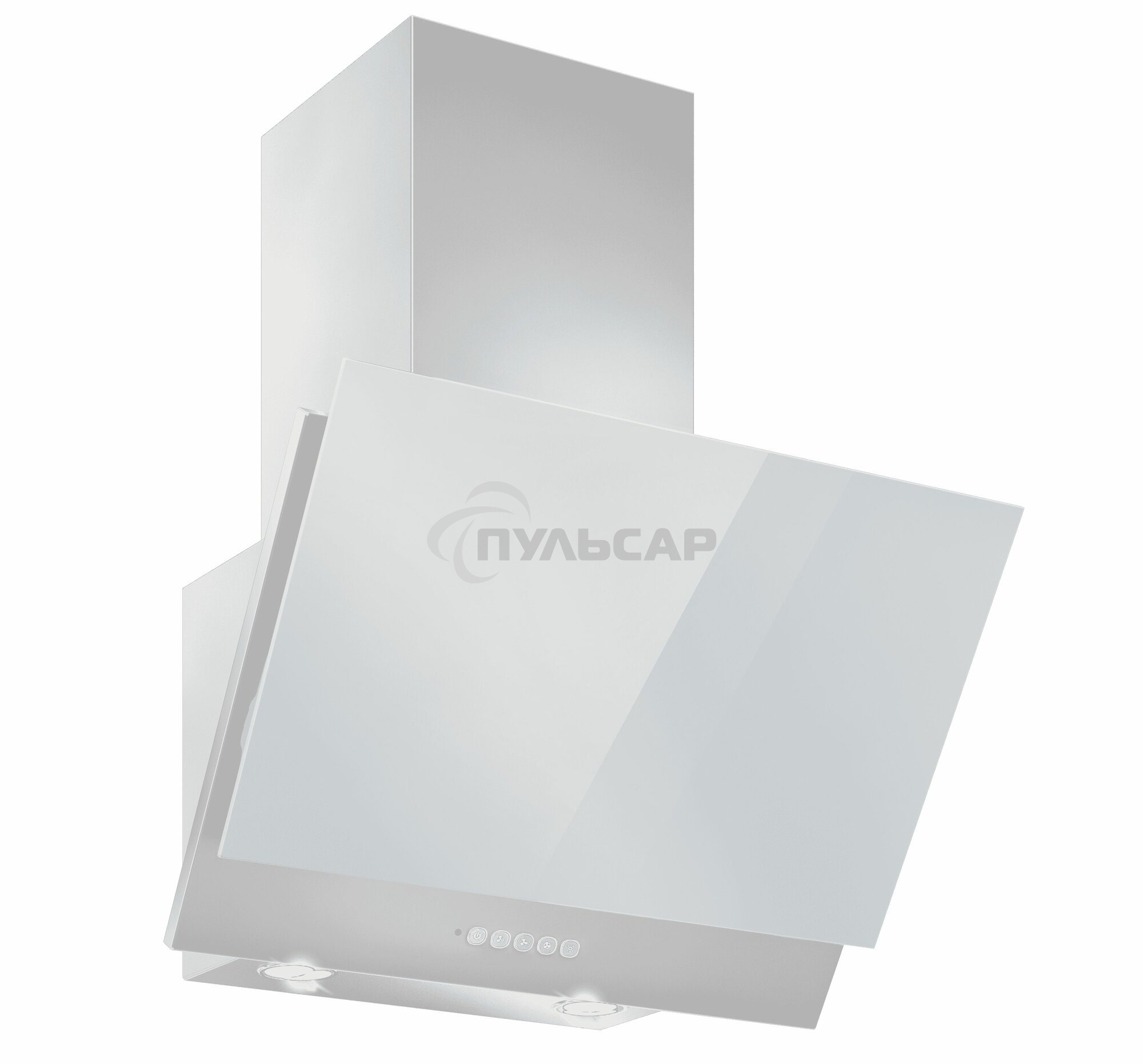 Вытяжка наклонная Elikor Рубин 60П-1000-Е4Д белый, 60 см, 1000 куб. м/ч, 59 дБ