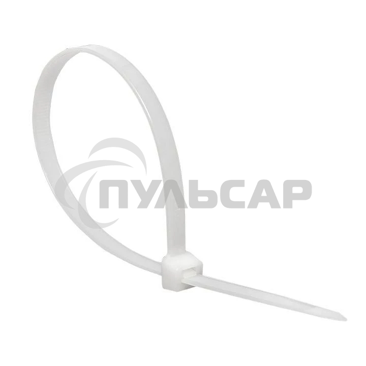 Хомут кабельный 7.2х350 нейл. бел. (уп.100шт) EKF plc-c-7.2x350