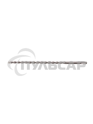 Бур по бетону Denzel двойная спираль, Cobalt W-tip, 12x310 мм, SDS PLUS