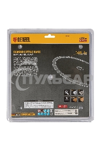 Диск алмазный сплошной Denzel супертонкий, 250 х 25,4 мм, горячее прессование, мокрое резание