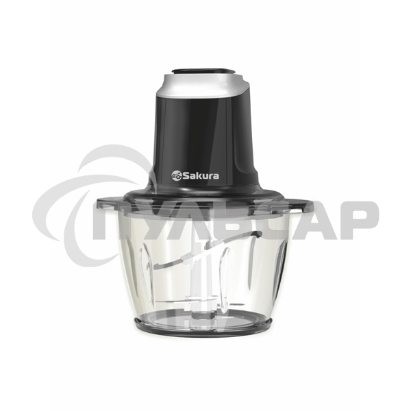 Чоппер Sakura SA-6261BK 1.2 л 500Вт стекл 4 ножа