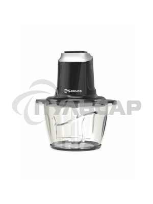 Чоппер Sakura SA-6261BK 1.2 л 500Вт стекл 4 ножа