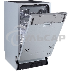 Встраиваемая посудомоечная машина Zigmund & Shtain DW 303.4, серый, 44.8 см, 10 компл., 49 дБ, класс A+++