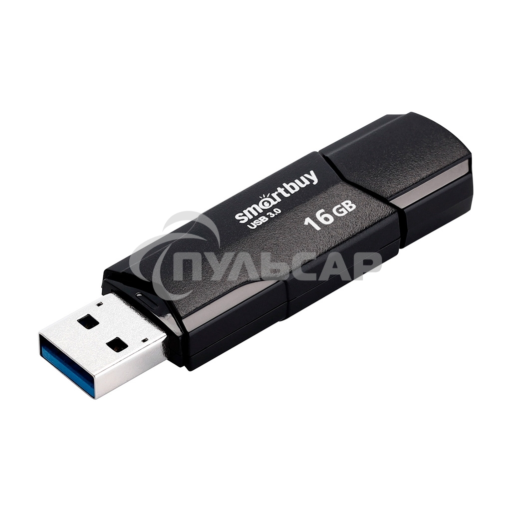 Флешка USB Smartbuy R/W (SB16 GbCLU-K3) UFD 3.0/3.1 016 Gb,CLUE черный