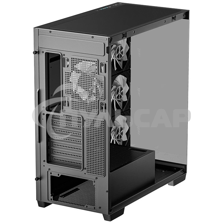 Компьютерный корпус Deepcool CG580 4F черный без БП ATX 6x120мм 3x140мм 2xUSB 3.0 audio bott PSU