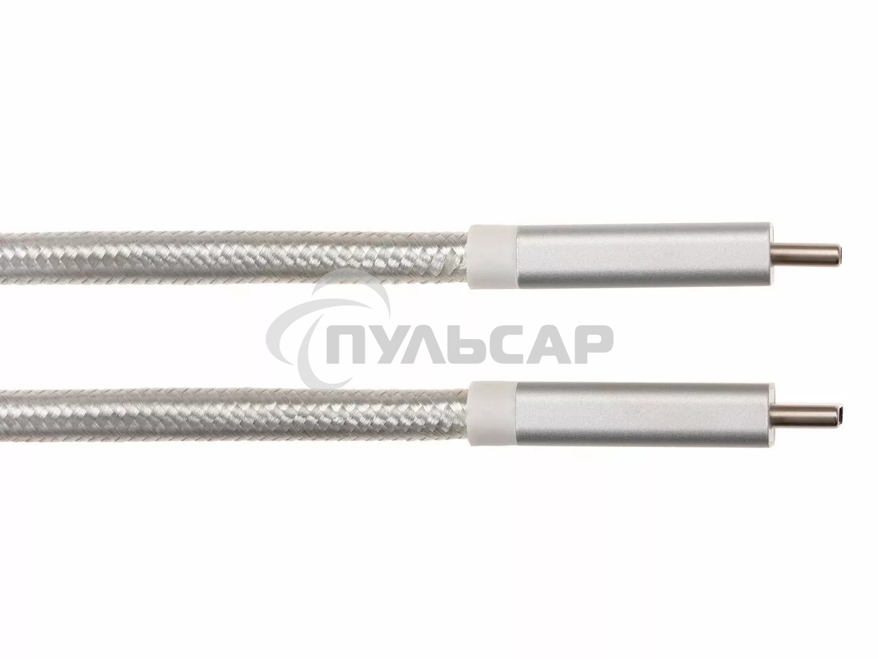 Кабель USB 3.1 Type Cm -- Cm IC 5А 10Gbs длина 1M, Telecom <TC420S> серебряный