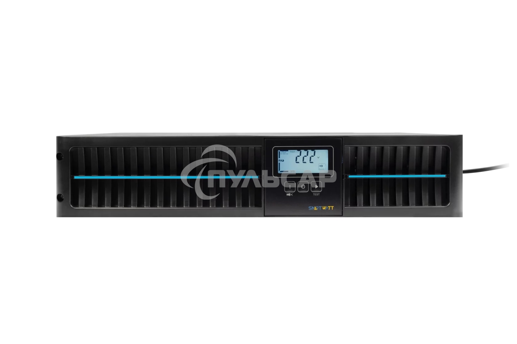 Источник бесперебойного питания SMARTWATT UPS DATA PRO 1kVA Online 1000VA/900W (Euro x2, RS232 USB, SNMP, LCD, 450x440x88(мм), 10,7 кг, гарантия 24м