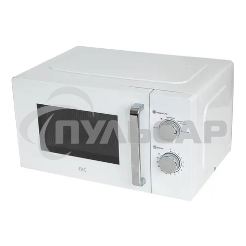Микроволновая печь JVC JK-MW149M белый, 20 л, 700 Вт, переключатели - поворотный механизм