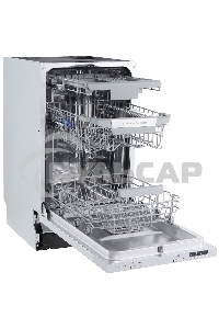 Встраиваемая посудомоечная машина Zigmund & Shtain DW 303.4, серый, 44.8 см, 10 компл., 49 дБ, класс A+++
