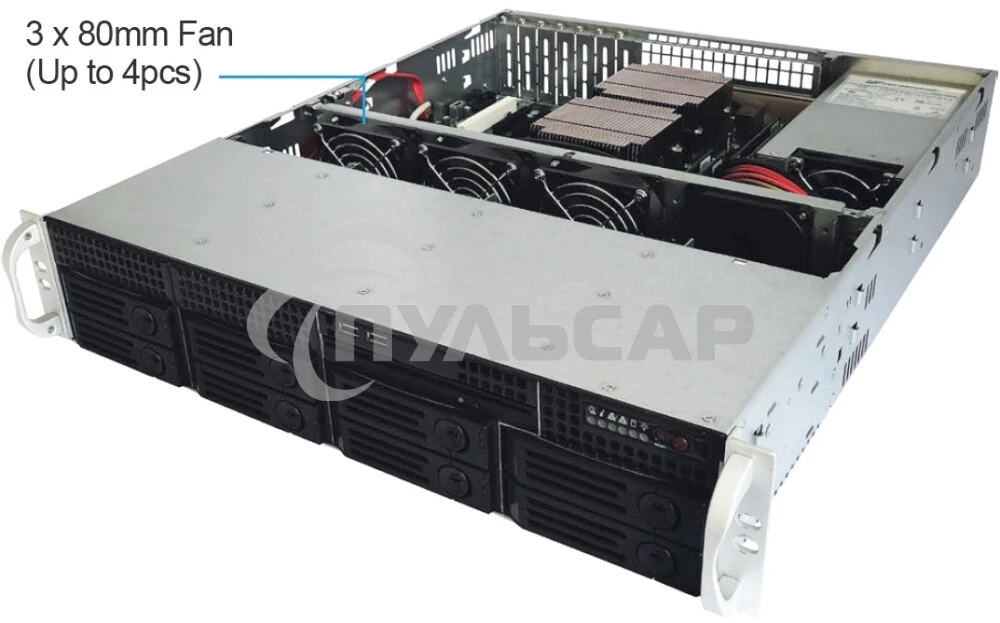 Серверный корпус CS-R25 with 12G HDD BP and 550w RPS