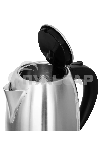 Чайник электрический Hyundai HYK-S2014 1.7л. 2000Вт серебристый/черный (корпус: нержавеющая сталь)