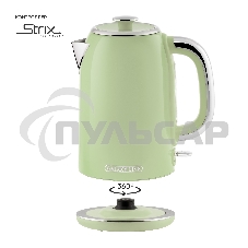 Чайник электрический Galaxy Line GL 0344, райская олива, металл, 2200 Вт, 1,7 л