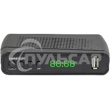 Ресивер DVB-T2 Hyundai H-DVB520 + WiFi-адаптер черный
