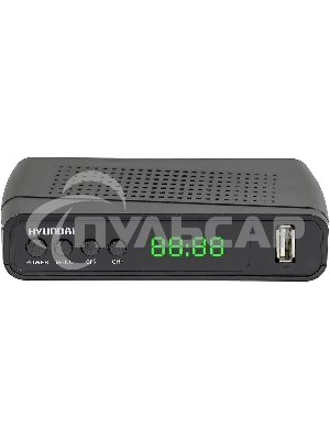 Ресивер DVB-T2 Hyundai H-DVB520 + WiFi-адаптер черный