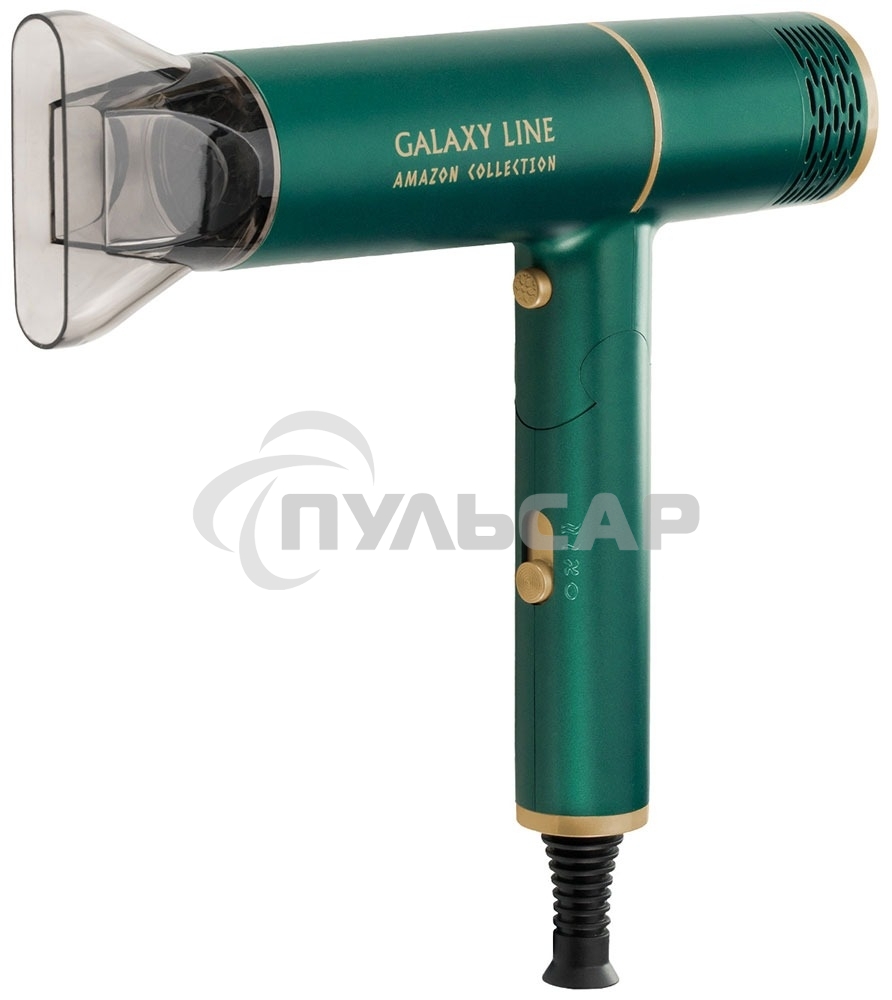 Фен для волос Galaxy Line GL 4360, амазонка, 1600 Вт, зеленый