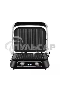 Электрогриль KITFORT KT-1652 черный/серый, 2100 Вт