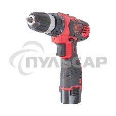 Дрель-шуруповерт Edon AD-12CA, Аккумуляторная, 12В, 2 АКБ, Кейс