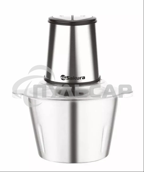 Чоппер SAKURA SA-6246BS 600Вт 2 л стальная чаша
