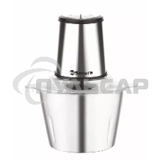 Чоппер SAKURA SA-6246BS 600Вт 2 л стальная чаша Чоппер SAKURA SA-6246BS 600Вт 2 л стальная чаша