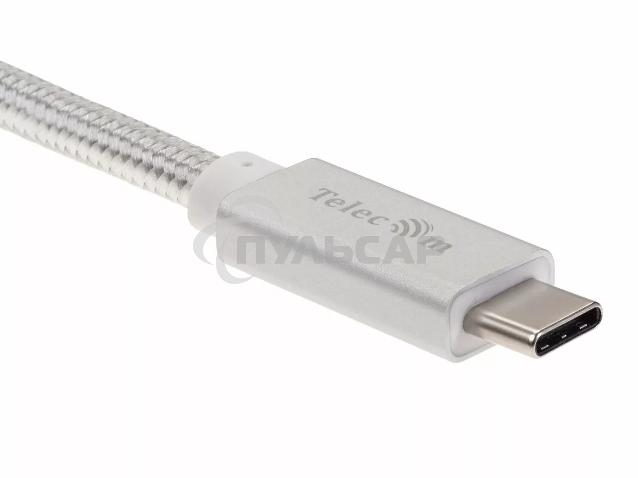 Кабель USB 3.1 Type Cm -- Cm IC 5А 10Gbs длина 1M, Telecom <TC420S> серебряный
