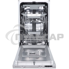 Встраиваемая посудомоечная машина Zigmund & Shtain DW 303.4, серый, 44.8 см, 10 компл., 49 дБ, класс A+++