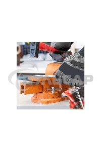 Тиски слесарные SPARTA 100мм поворотные с наковальней 186235